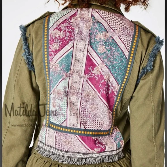 NWT Matilda Jane Olive Boho Jacket - Picture 10 of 11